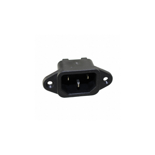 Icily Panel Mount IEC AC Male - Solder connectors