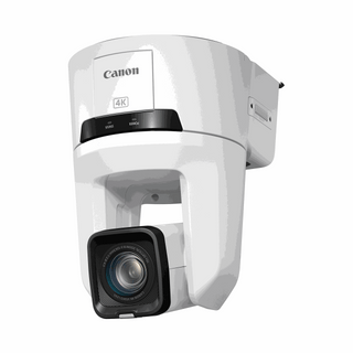 Canon CR-N500 Professional 4K NDI PTZ Camera with 15x Zoom and Auto-Tracking (Titanium White)