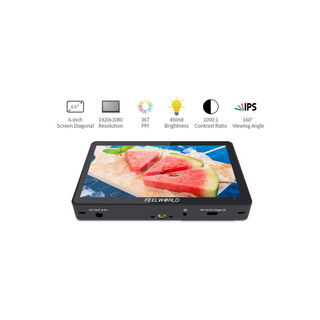 FeelWorld F5 Pro V4 6" 4K HDMI IPS Touchscreen Monitor