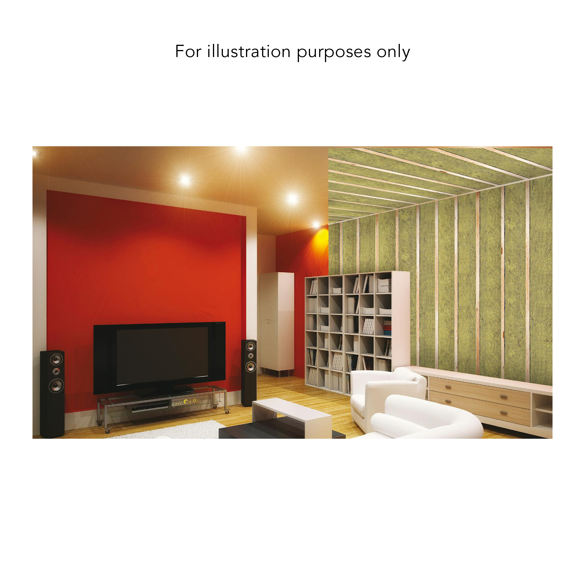 ROCKWOOL60/50 - Rockwool Board, 60kg/m³, 50x600x1200mm