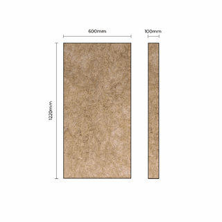 ROCKWOOL Board 60kg/m, 100x600x1200mm