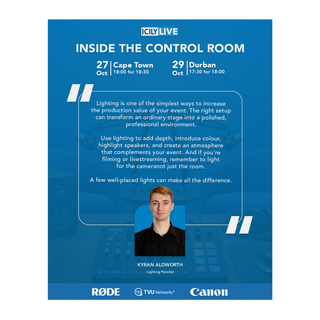TICKET: Inside The Control Room - DBN