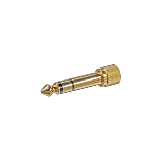 Sennheiser Headphones - 1/4" Jack Adapter 6.3S - 3.5S Stereo Jack screw-on adapter, gold-plated