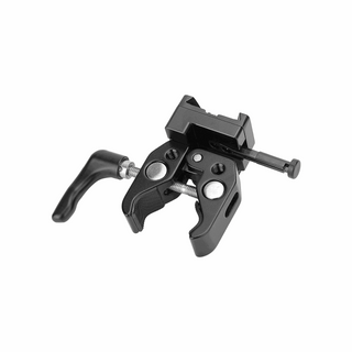 CAMVATE Universal Super Crab Clamp with Strengthened Screw Knob and V-Mount Battery Lock