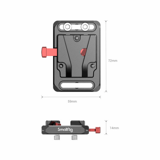 SmallRig mini V-Mount Battery Mount Plate 2987