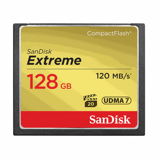 SanDisk 128GB Extreme CF Memory Card