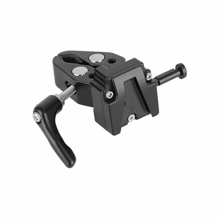 CAMVATE Universal Super Crab Clamp with Strengthened Screw Knob and V-Mount Battery Lock
