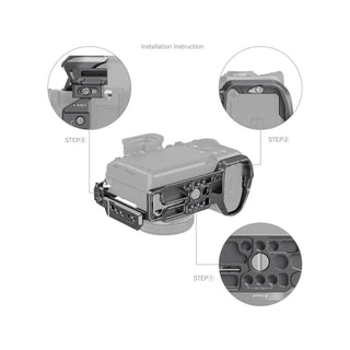 SmallRig " Rhinoceros" Basic Cage Kit for Sony Alpha 7R V / Alpha 7 IV / Alpha 7S III 3708