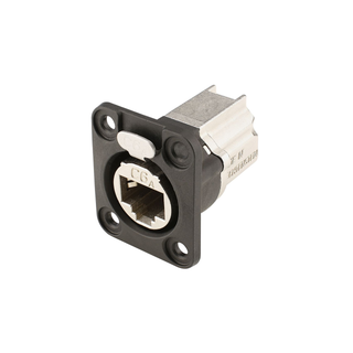 Neutrik RJ45 CAT.6A, 8-pole , metal-, Patch-female connector, Type D