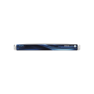 AJA BRIDGE LIVE 12G Turnkey System - 1RU Streaming and Transcoding Appliance 4-Ch HD, 1-Channel UltraHD I/O