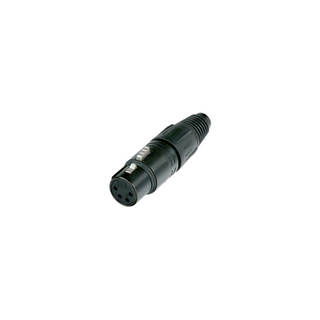 Neutrik NC4FXX 4-Pole Female Cable Connector (Black)
