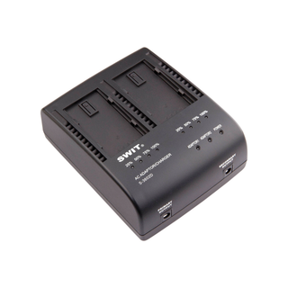 SWIT S-3602D Dual Charger/Adapter for Panasonic VW-VBD58/CGA D54S & D28S Batteries