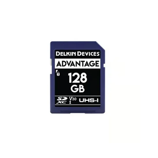 Delkin SD Advantage UHS I V30, 180/100 (U3), 128GB SD Card