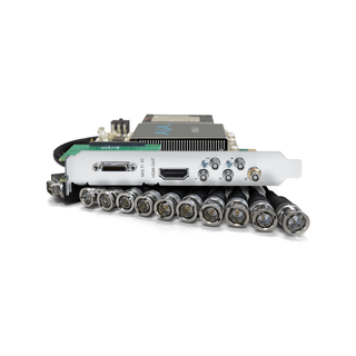 AJA  12G-SDI I/O, 10-bit PCIe Card, HDMI 2.0 Output w/ HFR Support (PCIe power)