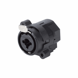 Neutrik XLR  jack 6,3mm, 3-pole , plastic-, Soldering-female connector, gold plated