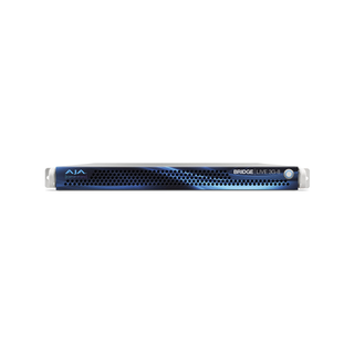 AJA BRIDGE LIVE 3G-8 Turnkey System - 1RU Streaming and Transcoding Appliance 8 Bidirectional 3G-SDI I/O