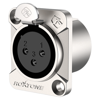 Roxtone Leader Series 3P XLR Female Chassis Nickel Plated