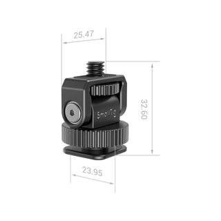 SmallRig mini Cold Shoe to 1/4" -20 Screw Adapter Support 3577