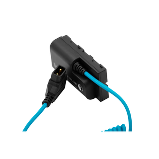 Kondor Blue D-Tap Power Cable to Sony L-Series Dummy Battery Blue