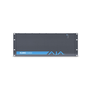 AJA KUMO 6464 KUMO 64x64 Compact SDI Router, with 1 Power Supply