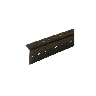 10U Rack Strip Tapped to 10/32 UNF - Black - Single