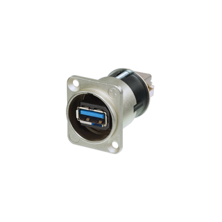 Neutrik USB 3.0 compatible / USB Connectors - Silver