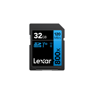 Lexar SD PRO 800X 32GB - V10 SD Card