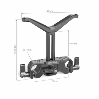 SmallRig 15mm LWS Universal Lens Support with 53mm Vertical Adjustment