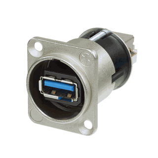 Neutrik USB 3.0 compatible / USB Connectors - Silver