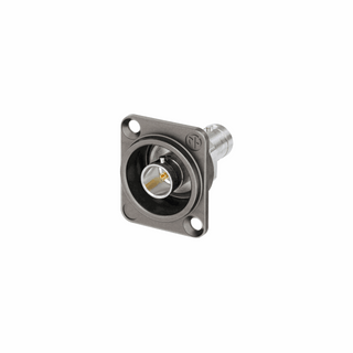 Neutrik BNC UHD F-F Panel Mount Grounded, Type D, nickel