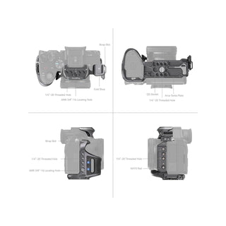 SmallRig " Rhinoceros" Advanced Cage Kit for Sony Alpha 7R V / Alpha 7 IV / Alpha 7S III 3710