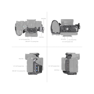 SmallRig " Rhinoceros" Basic Cage Kit for Sony Alpha 7R V / Alpha 7 IV / Alpha 7S III 3708