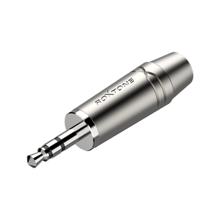 Roxtone 3.5mm Stereo Male Nickel Plated Shell - 6.5mm Cable