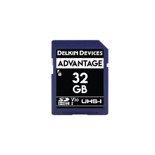 Delkin SD Advantage UHS I V30, 100/80 (U3) 32GB SD Card