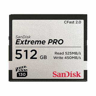 SanDisk 512GB Extreme PRO CFast 2.0 Memory Card