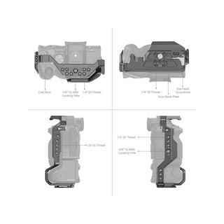 SmallRig Cage for Sony A7R V/IV, A7 IV, A7S III, A1 w/ VG-C4EM Battery Grip (3594)
