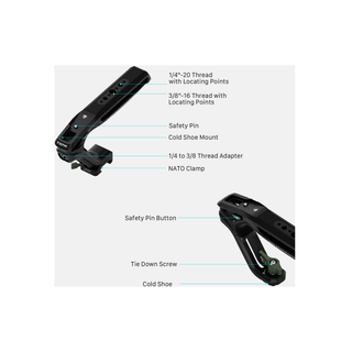Tilta Xeno Top Handle with NATO Clamp (Black)