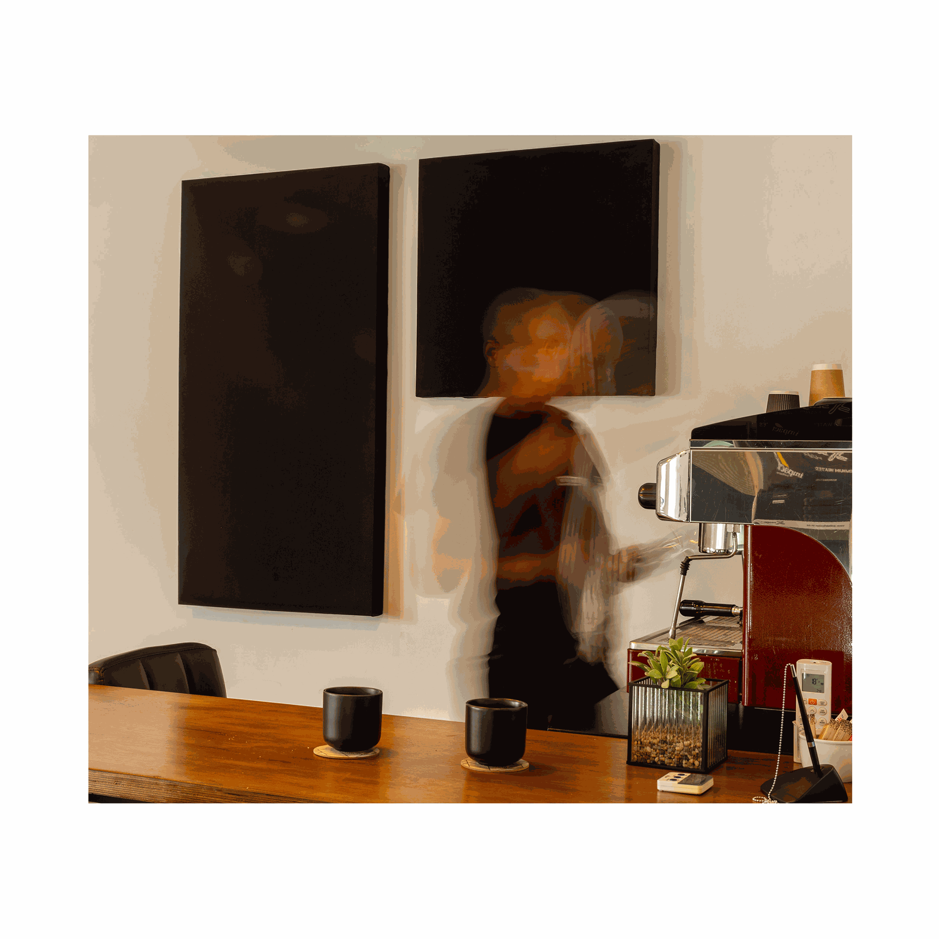 Acoustic Panel - Wood Framed Rockwool Sound Panel (1200 x 600 x 50mm)