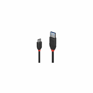 LINDY 1.5M USB3.1 AMCM 3AMP CBL-BLACK LINE (36917)