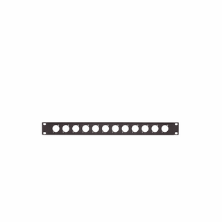 Blanking Panel 1U 12 X D-Sub Chassis Holes