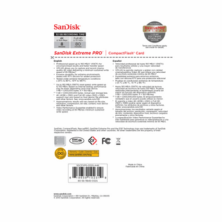 SanDisk 32GB Extreme Pro CF Memory Card (160MB/s)