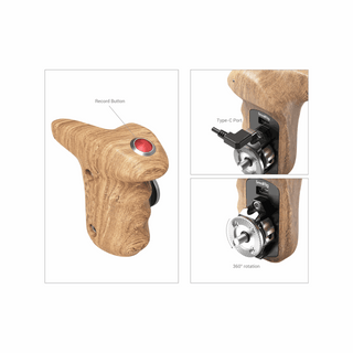SmallRig Rosette Side Handle with Record Start / Stop Remote Trigger 3324