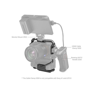 SmallRig Cage for Sony A7R V/IV, A7 IV, A7S III, A1 w/ VG-C4EM Battery Grip (3594)
