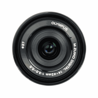 Olympus M.Zuiko Digital ED 14-42mm f/3.5-5.6 EZ Lens (Black)