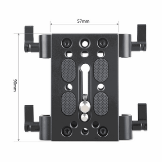 SmallRig Tripod Mounting Kit with 2 x Plates and 2 x 15mm Rod Clamps