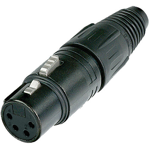 Neutrik NC4FXX 4-Pole Female Cable Connector (Black)