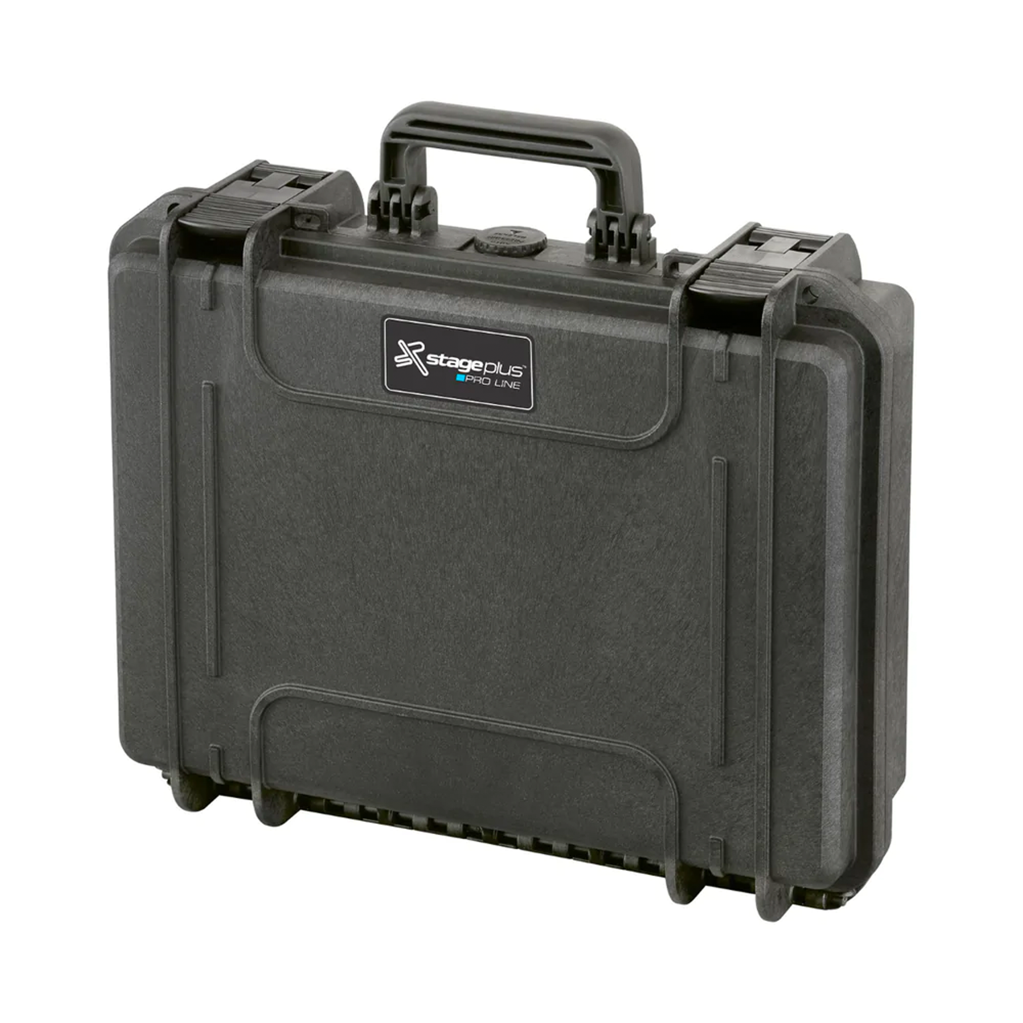 Stage Plus PRO 380H115HDS Black Carry Case, High Density Cubed Foam, ID: L380xW270xH115mm