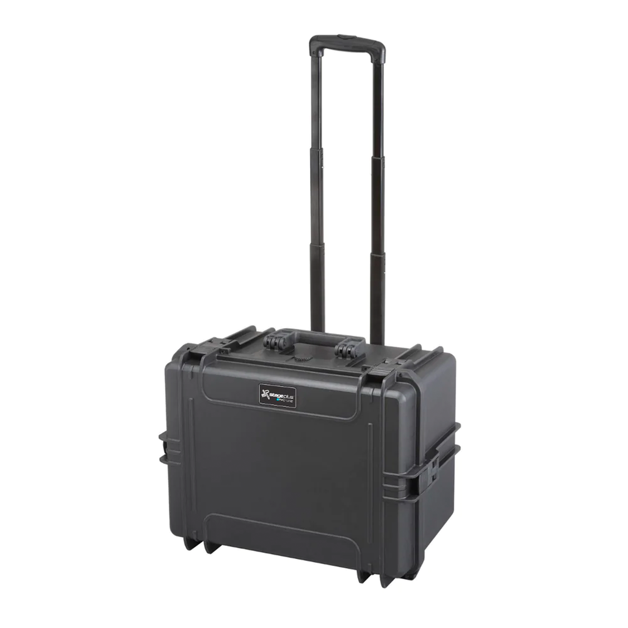 Stage Plus PRO 505H280HDSTR Black Trolley Case, High Density Cubed Foam, ID: L500xW350xH280mm