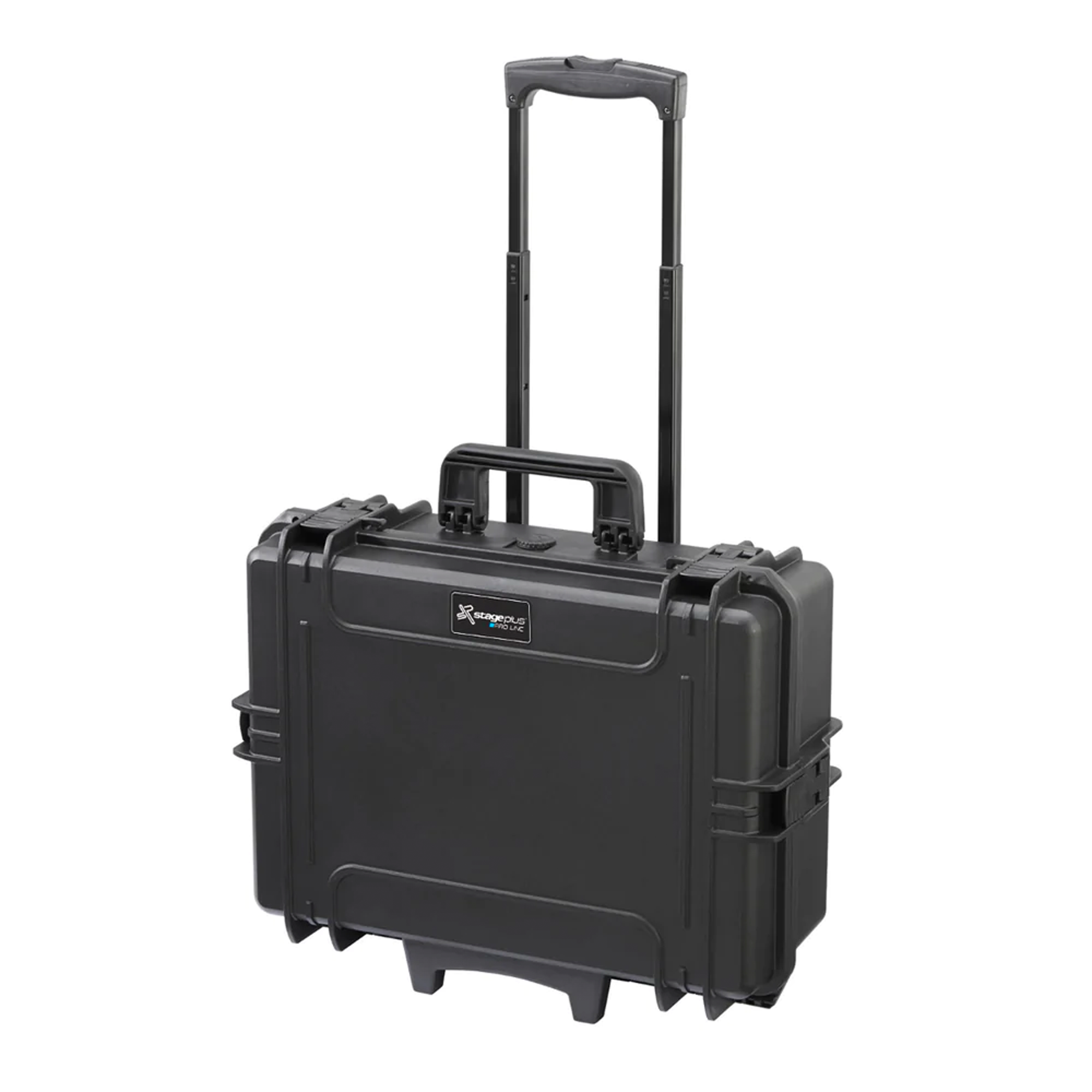 Stage Plus PRO 505STR Black Trolley Case, Cubed Foam, ID: L500xW350xH194mm