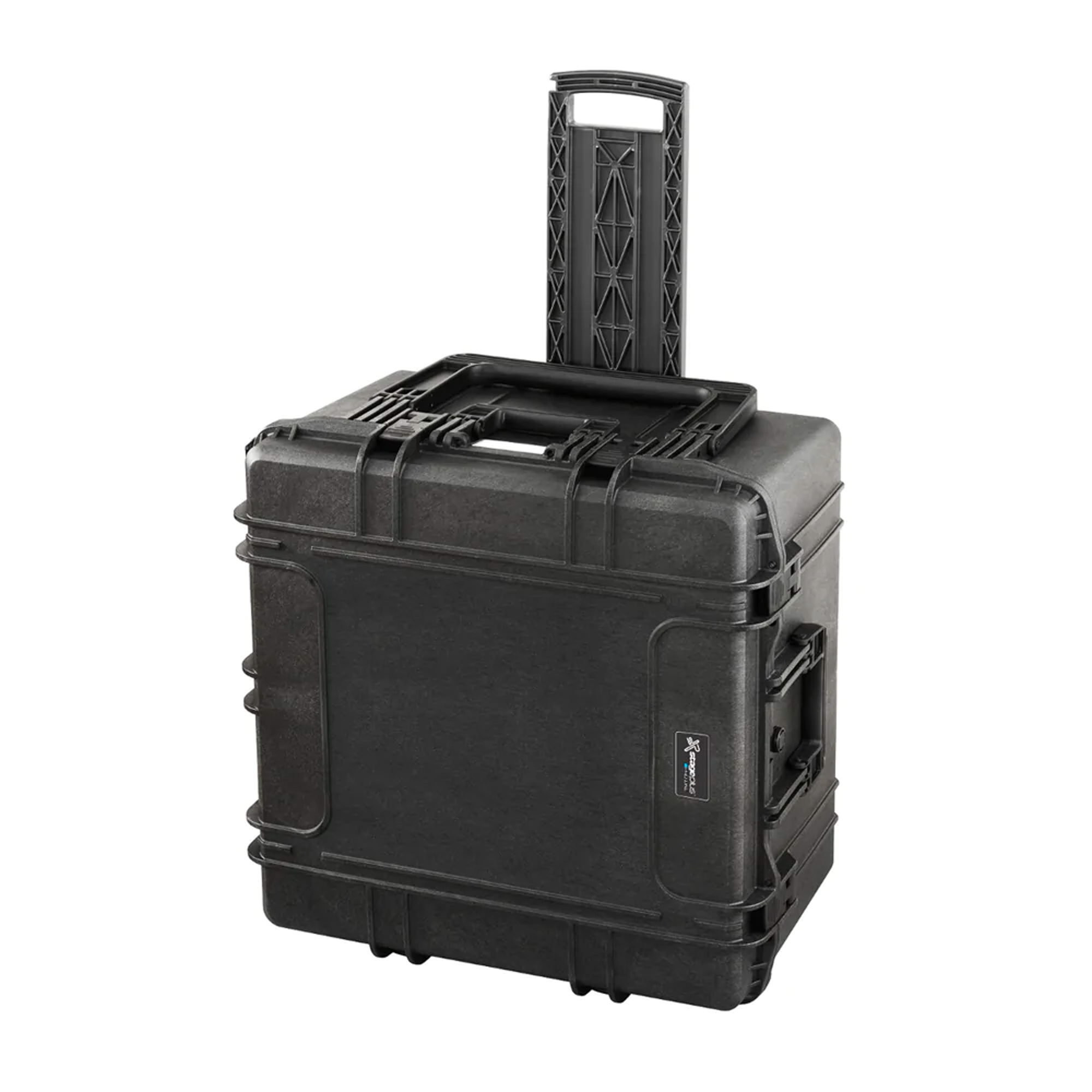 Stage Plus PRO 620H250HDSTR Black Trolley Case, High Density Cubed Foam , ID: L620xW460xH250mm